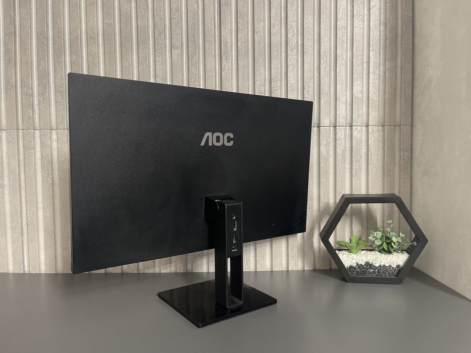IPS безрамковий монітор AOC 24 дюйми  HDMI full hd