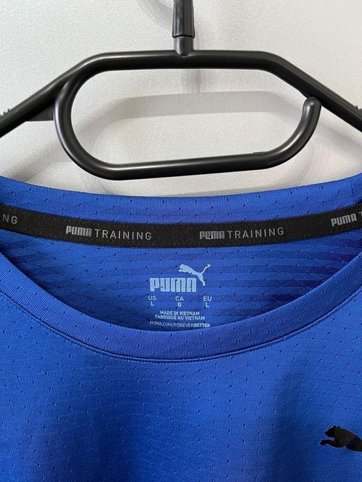 Koszulka męska sportowa granatowa do piłki nożnej Puma /L