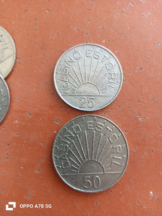 Fichas do Casino do Estoril antigas