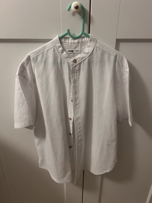 Koszula sinsay chłopięce 146 biała