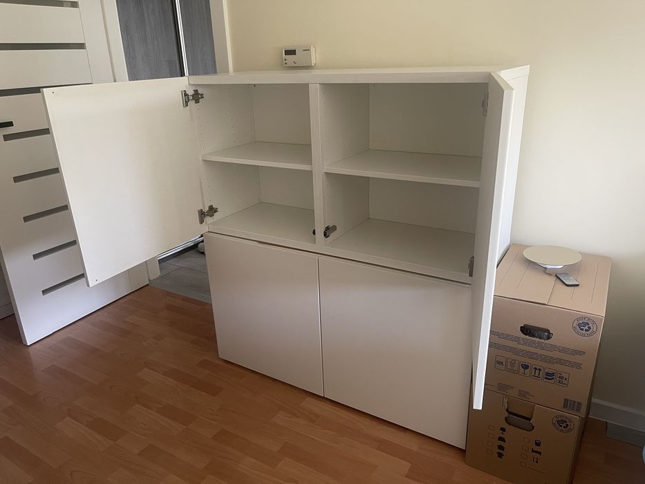 Szafki wiszące bialy połysk