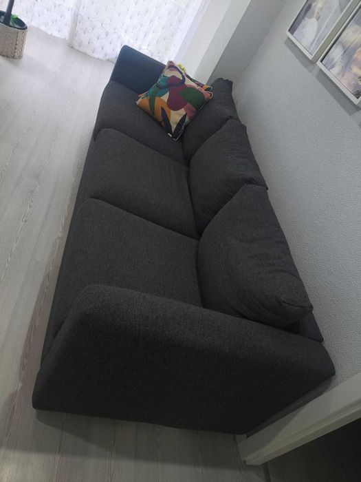 Sofá Vimle Ikea 3 lugares Acompanha Duas Capas de cores Diferentes