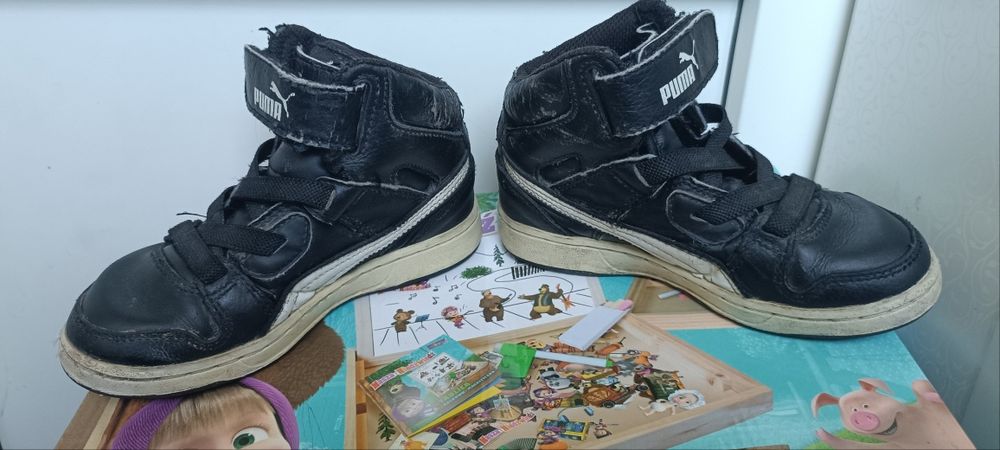 Кросівки шкіряні PUMA для хлопчика 28р