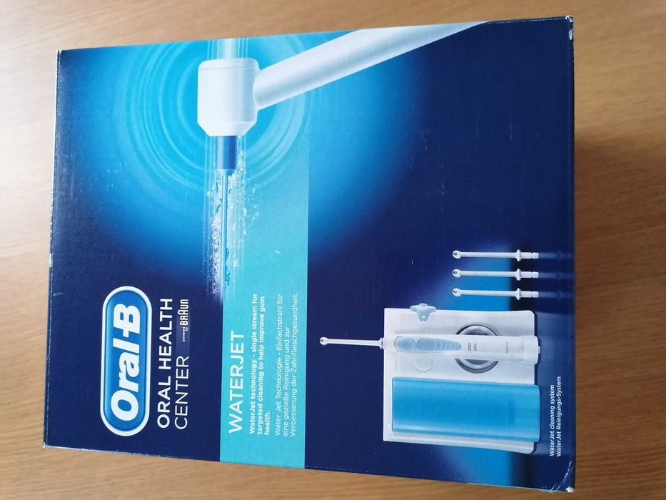 Waterjet limpeza dentes oral b
