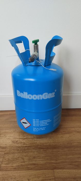 Butla po helu, pusta