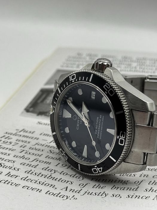 Certina ds action powermatic 38mm diver męski oryginał