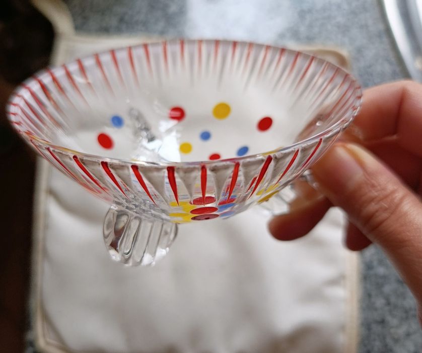 5 Taças/ Chávenas em vidro Murano