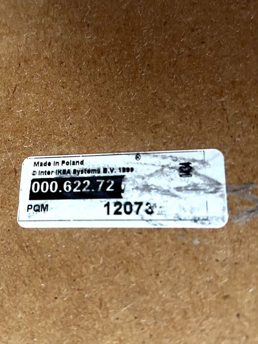 Blat IKEA o niestandardowym kształcie – biały, 150 cm, solidny