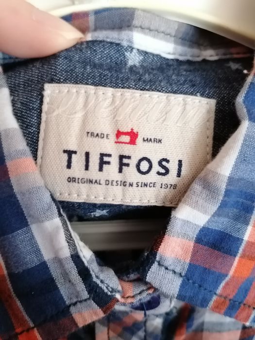 Camisa aos quadrados da Tiffosi