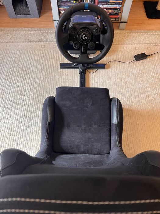 Logitech G923 + Playseat com caixas originais