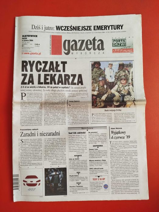 Gazeta Wyborcza, 4 czerwca 2004, nr 130, Garou