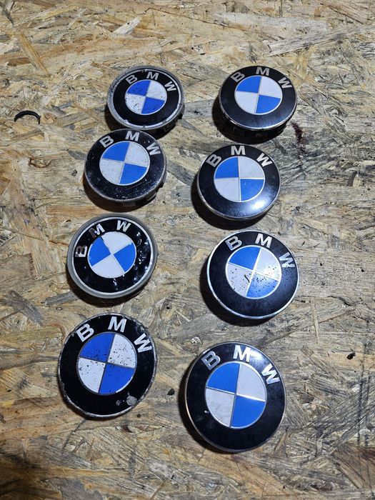 Dekielki na koła Bmw e60 e90 e87 f10 f20 f30 logo felgi kołpaki