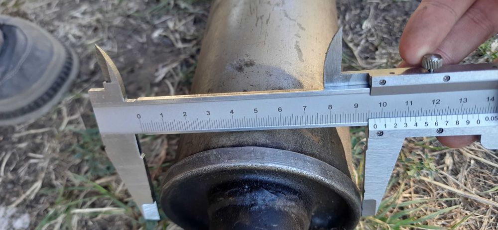 Резонатор універсальний ТМК циліндричний центр/центр, фланець 45 мм