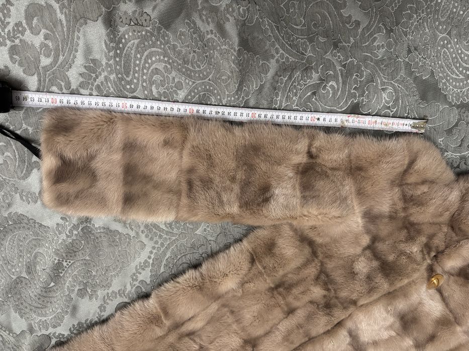 Норкова шуба натуральна жіноча шуба норка