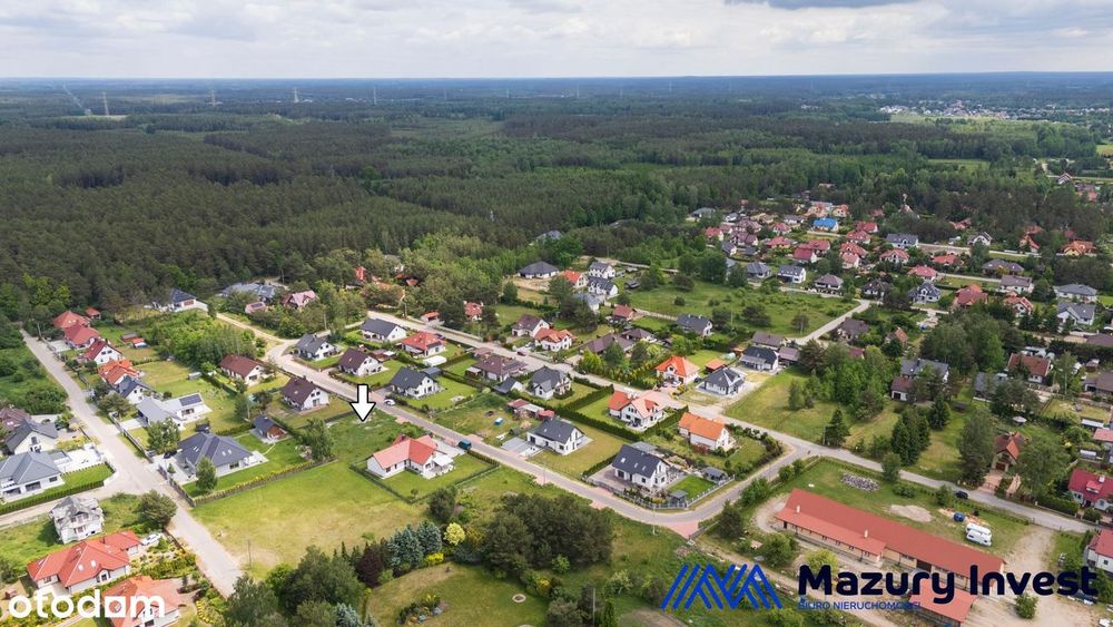 Atrakcyjna działka budowlana w Nowym Gizewie - media na działce - Widok 4