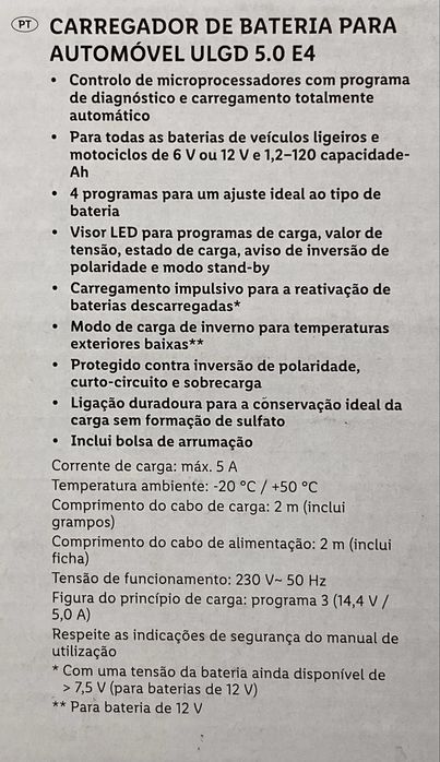 Carregador de Bateria