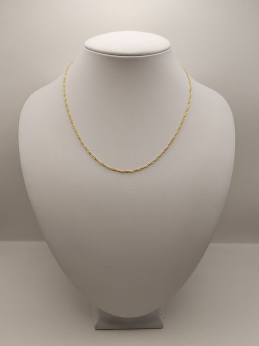 Złoty łańcuszek Singapur 45