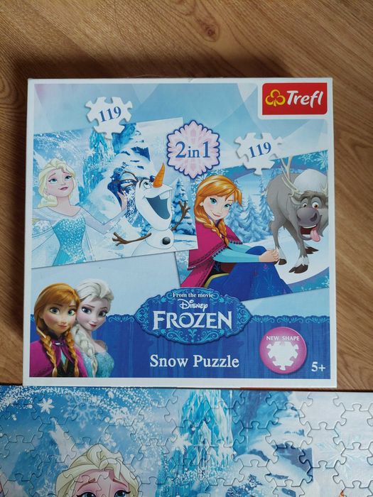 Puzzle Trefl 2 szt w 1 , 119 elementów