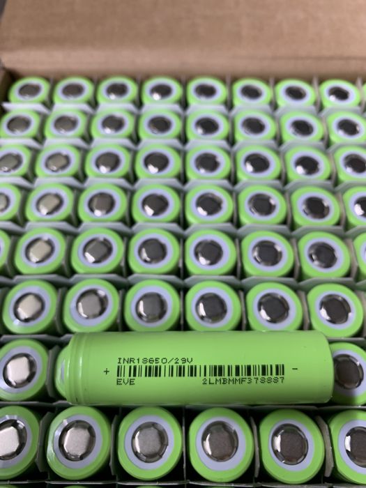 Акція! Аккумуляторы, акумулятори 18650 eve inr 29v