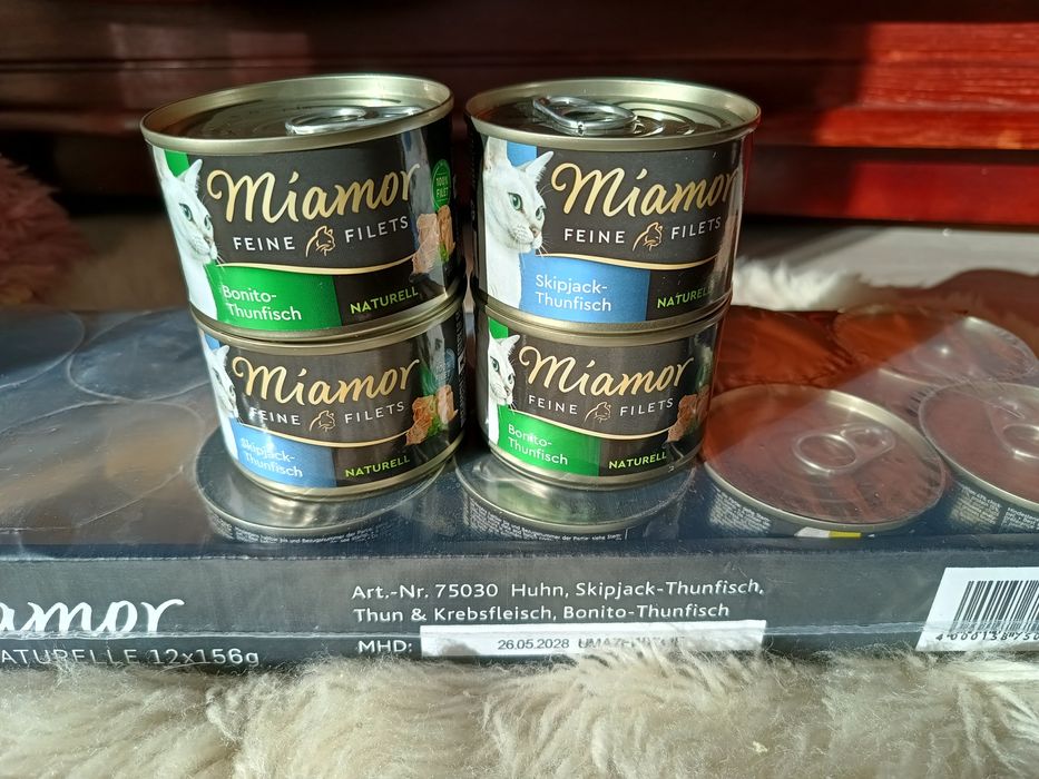 Miamor Feine Filets naturell, opakowanie mieszane 12 x 156 g