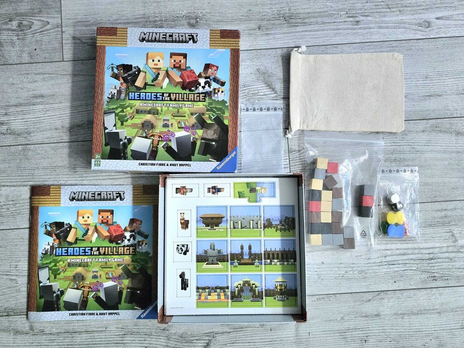 Gra planszowa Minecraft dla dzieci: Uratuj wioskę Ravensburger