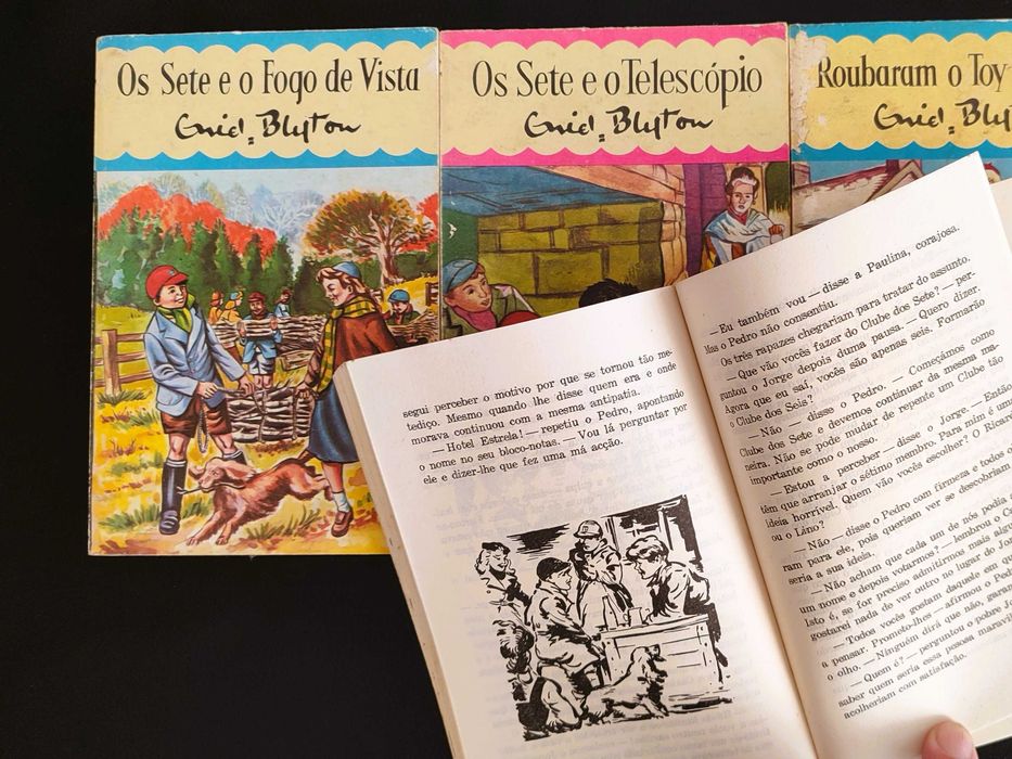 Enid Blyton; livros da série Os Sete