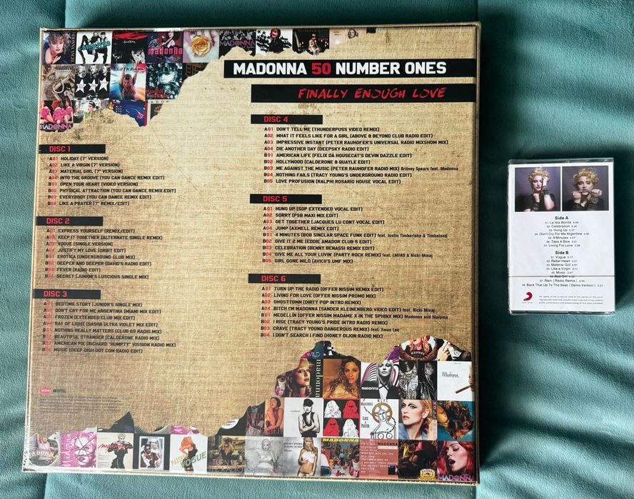 Madonna - Finally Enough Love 6 LPs + Oferta