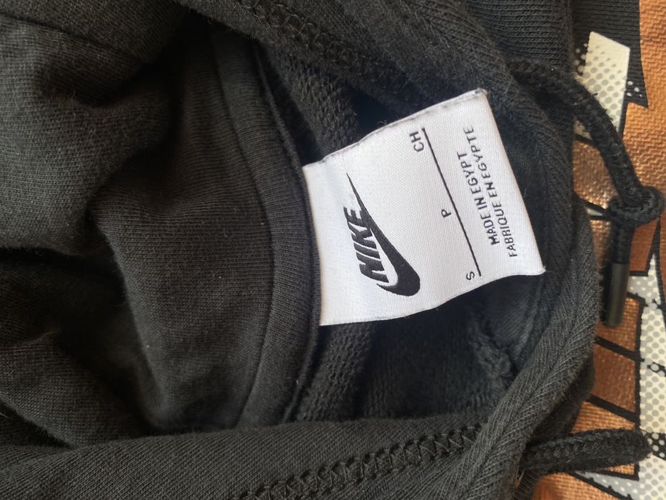Bluza czarna Nike damska z kapturem