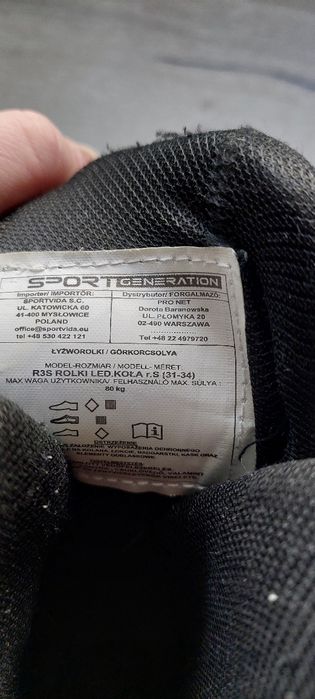 Rolki dziecięce rozm 31-34