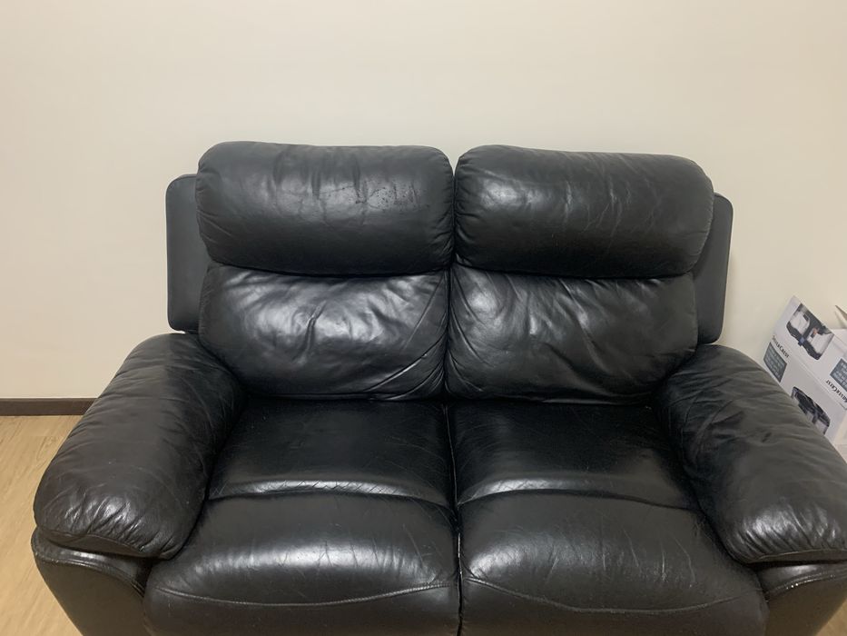 Sofa extensivel pele