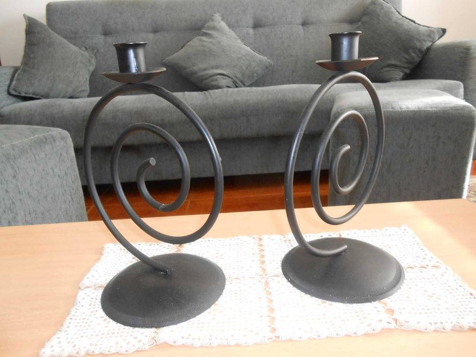 Castiçais decorativos