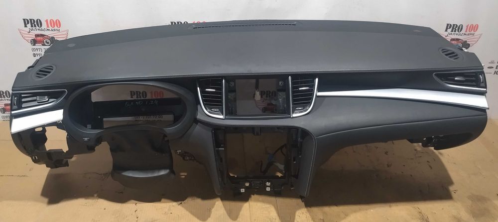 Торпедо передня панель з AIRBAG чорна Інфініті Infiniti QX50 2019 -