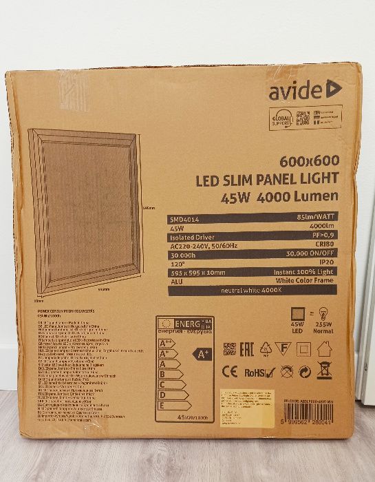 40W 600×600 mm LED Panel for Ceilings – New, Without Driver (I Used Mine for Another Panel)64740316410497122