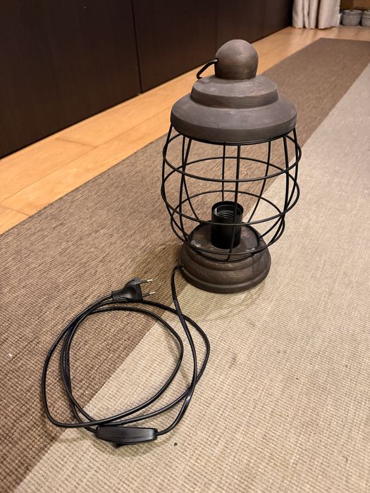 Candeeiro de mesa rustico EGLO