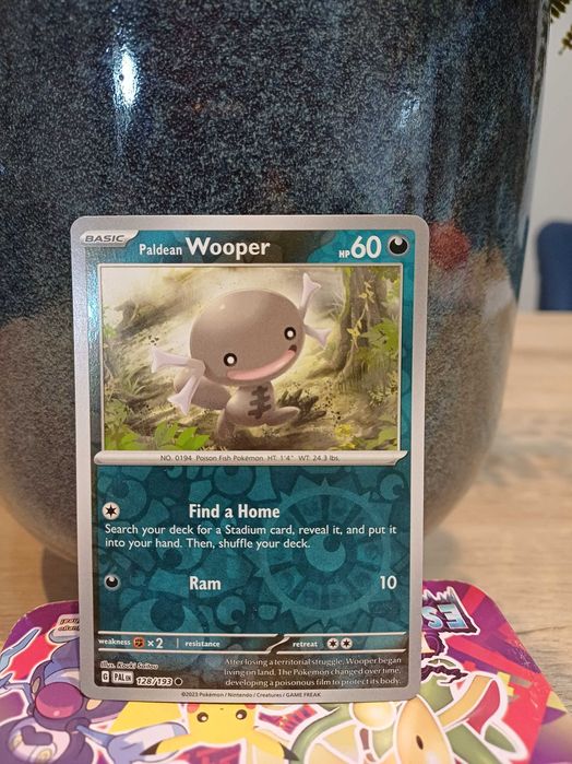 Paldean Wooper Pokémon Card #128