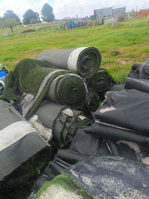 Venda de Relva Sintética Usada (Campo Futebol) 50mm