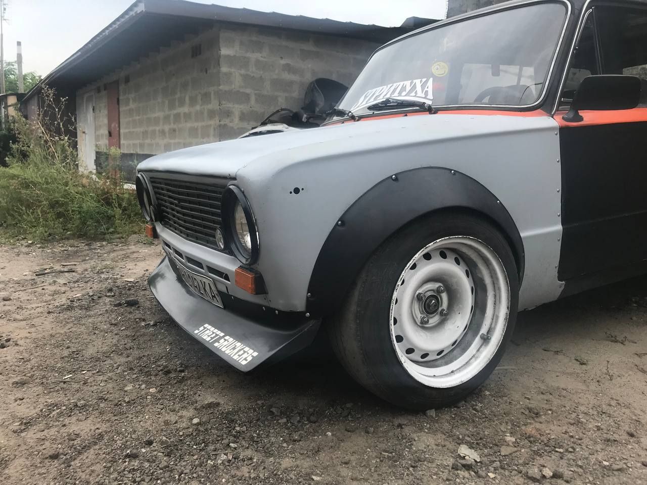 установка губы на ваз 2107
