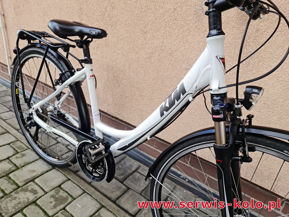 Rower damski crossowy damka KTM koła 28 SHIMANO DEORE XT okazja alu