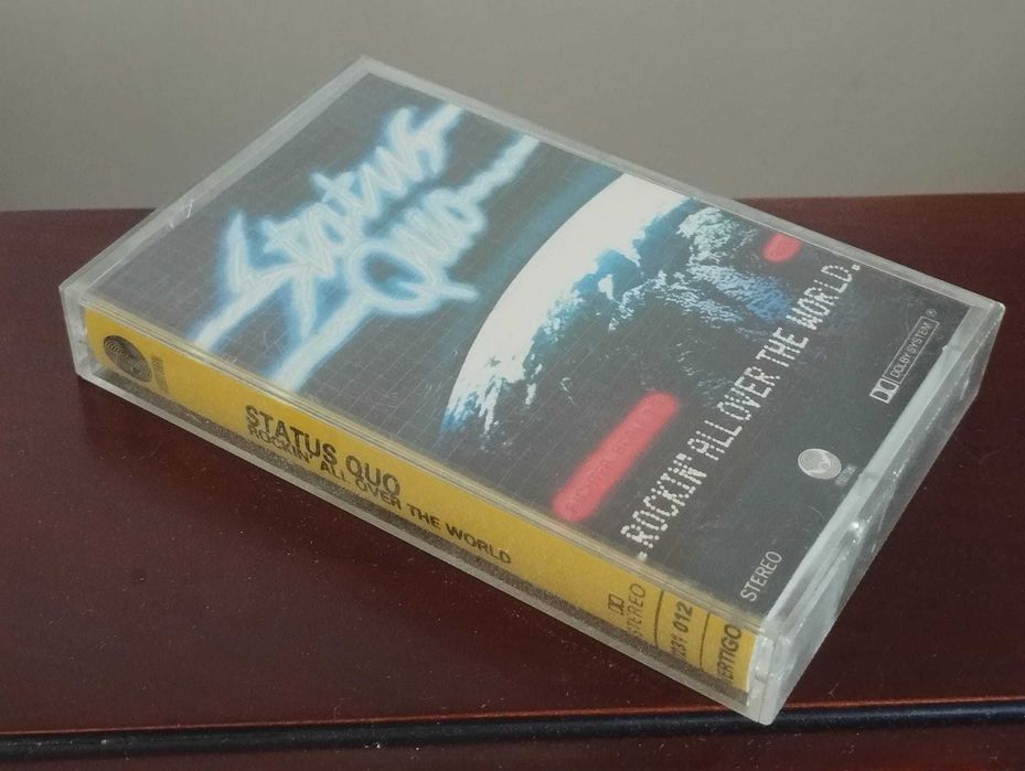 Status Quo "Rockin' All Over The World" Cassete Audio