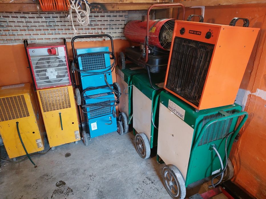 Osuszacz powietrza Pochłaniacz wilgoci Nagrzewnice, Ozonator