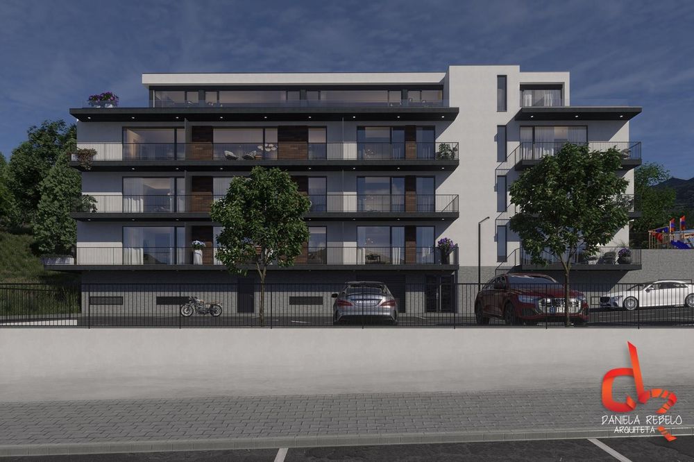 Apartamento T3 com jardim em Planta