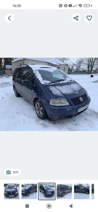 Фольксваген шаран 2000