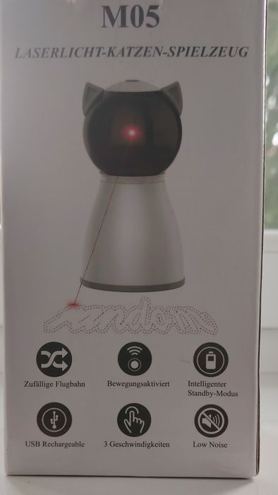 Zabawka laser dla kota