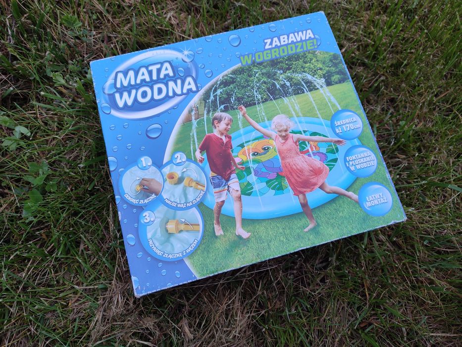 Nowa duża mata wodna dla dziecka fontanna