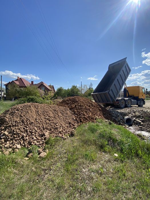 Засипка, угля, грунт,гравій ,пісок, щебінь