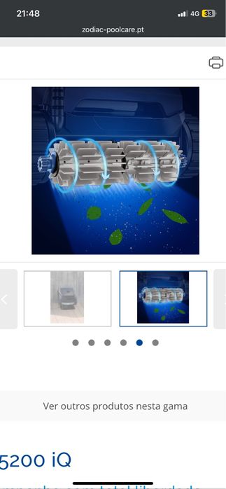 Aspirador piscina zodiac