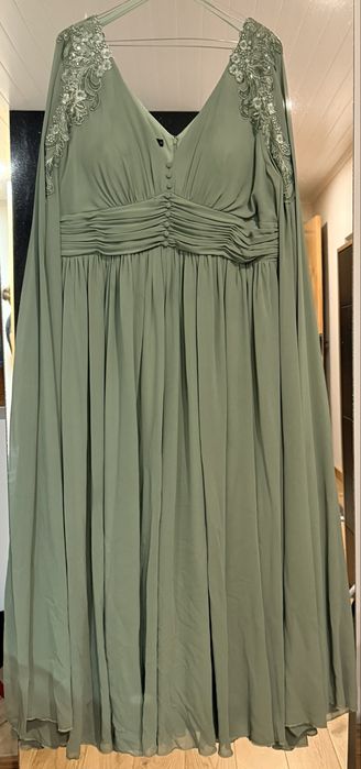 Vestido verde oliva