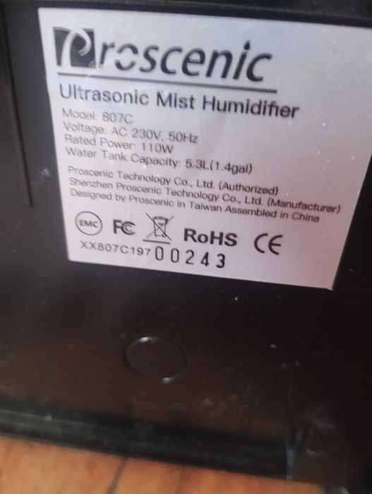 Nawilżacz powietrza proscenik 808c