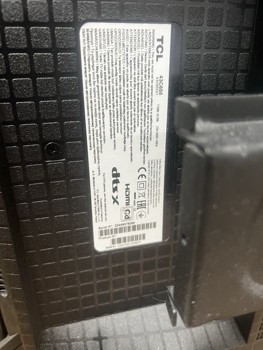 Smart TV telewizor TCL 43C655 QLED ze stojakiem 43 w dobrym stanie