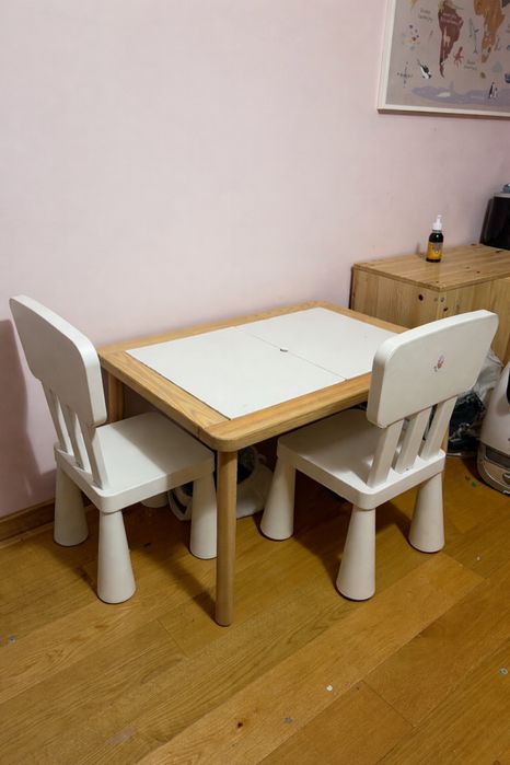 Stolik dzieciecy Ikea Flisat + 1 krzesełko